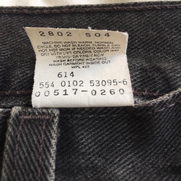 Vintage Levi’s Crop Flare Jeans USA Made Size 29 - Picture 8 of 14